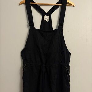 Black Wilfred Free Overalls with Adjustable Straps